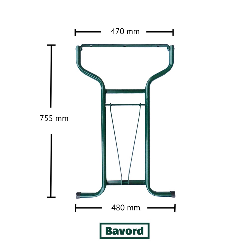 Asztalláb O profil 50 cm LUX